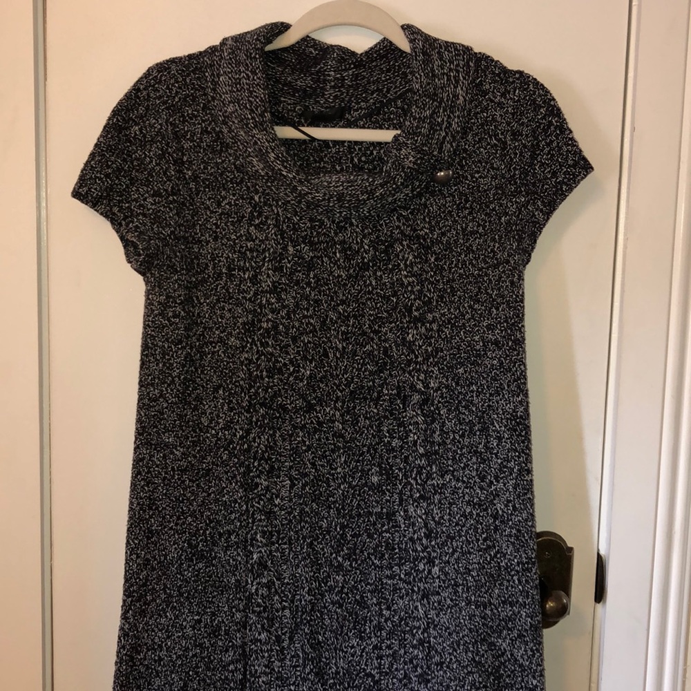 Style &Co. black/white sweater dress size Sm.